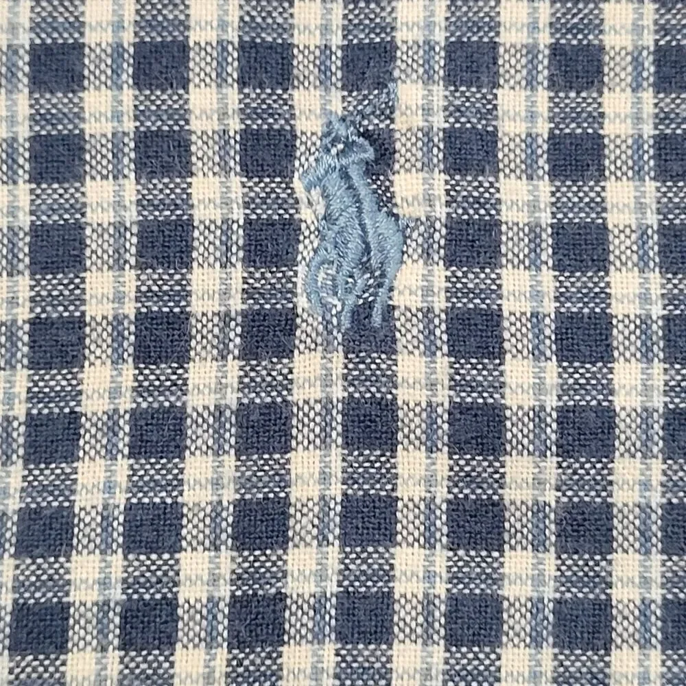 Ralph Lauren long sleeve plaid romper